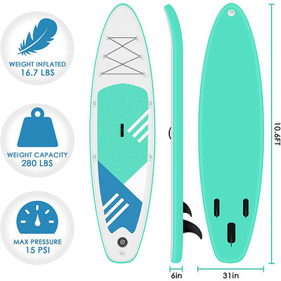Ultra Light Surfing Touring Sup Board For Teens Youth 280LBS Capacity