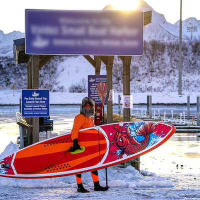300LBS Inflatable Surf Stand Up Paddle Board Sub Surfboard